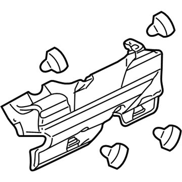 Ford LC3Z-6K089-A Insulator - Engine Compartment