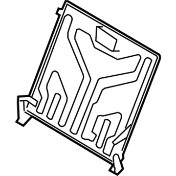 5G1Z-54613A38-A Ford Seat Back Frame, Rear Passenger Side Illustration 1 of 1