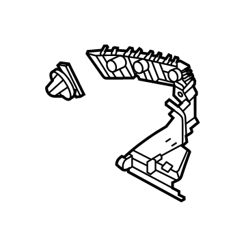 Ford LJ8Z-17D942-B Bracket - Bumper Mounting