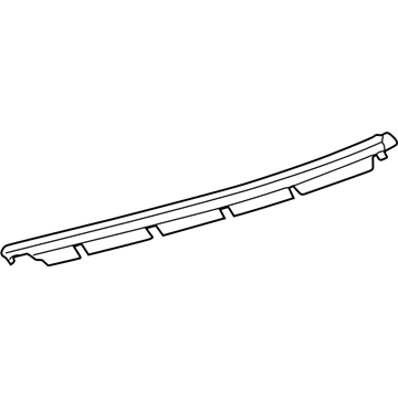 Mercury 2F4Z-5425596-AA Weatherstrip - Door Glass Channel