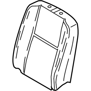 Ford 9T1Z-5864416-A Cover Assembly - Seat Back