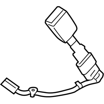 Lincoln EJ7Z-7861202-AB Buckle Assembly - Seat Belt