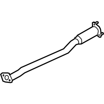 Ford BA8Z-5G203-B Exhaust Pipe, Driver Side BA8Z-5G203-B Ford Exhaust Pipe, Driver Side Illustration 1 of 1