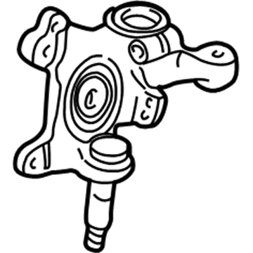 Ford 4F1Z-3K185-AA Knuckle - Front Wheel