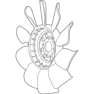 Ford 3C3Z-8600-AB Fan Assembly