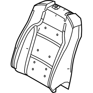 Ford BG1Z-5464811-C Pad - Seat Back