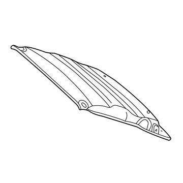 Ford 5C3Z-2651944-AAA Panel - Roof Trim - Centre