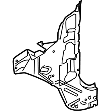 Ford 7C3Z-2502038-A Panel Assembly - Cowl Side