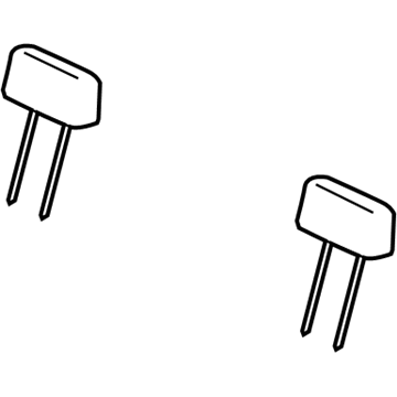 Ford DU5Z-18611A08-A Head Rest Assembly