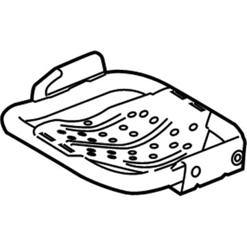 Ford 9L3Z-1863160-A Seat Frame, Rear Passenger Side 9L3Z-1863160-A Ford Seat Frame, Rear Passenger Side Illustration 1 of 1