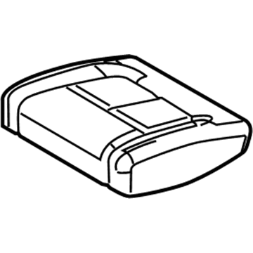 Ford DL3Z-1863804-CA Cover Assembly - Rear Seat Cushion