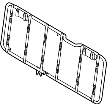 Ford BL3Z-18613A38-A Frame - Rear Seat Back Retainer