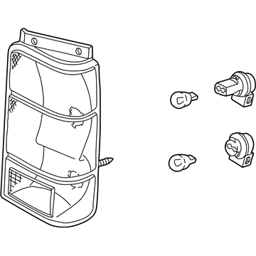 Ford F57Z13404AJ Lamp Assembly Rear Stop And Turn