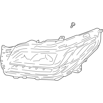 Lincoln JL7Z-13008-F Housing - Headlamp