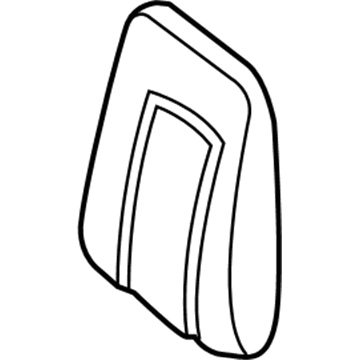 EL1Z-7864416-AA Ford Seat Back Cover, Front Passenger Side Illustration 1 of 1