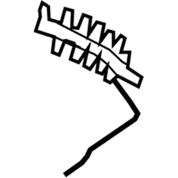 7L1Z-7865500-B Ford Lumbar Support, Front Driver Side Illustration 1 of 1