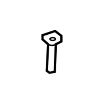 7L1Z-78610A18-AB Ford Headrest Guide, Camel, Front Passenger Side Illustration 1 of 1