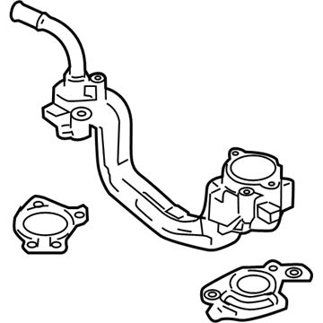 Lincoln 3L3Z-8C368-E Pipe - Water Bypass