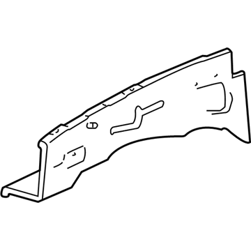 Ford 1L5Z-16K006-AA Front Fender - Rear