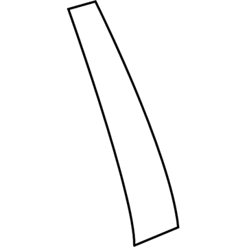 Mercury 6E5Z-5420554-AA Molding - Door Outside