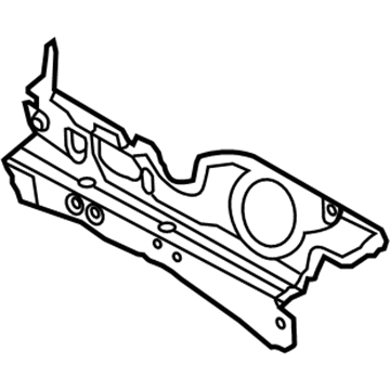 Ford AV6Z-9901588-A Insulator - Dash Panel