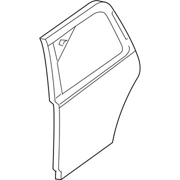 Ford 7L1Z-4024630-A Door Assembly - Rear Less Hinges