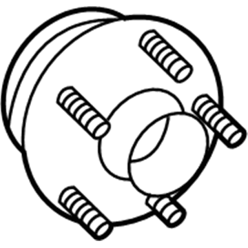 Ford 1R3Z-1104-BB Hub Assembly - Wheel