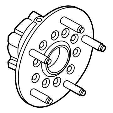 Ford LK4Z-1104-G Front Hub & Bearing
