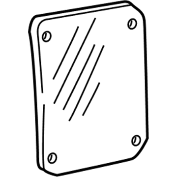 Ford XC2Z-1525722-CA Glass - Body Side Panel - Fixed