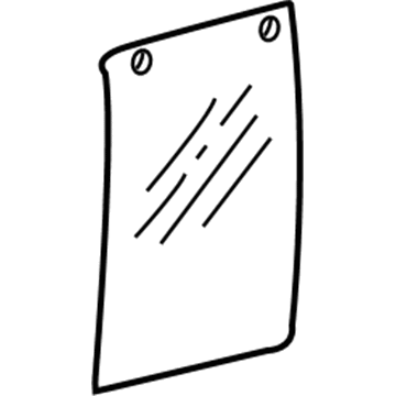 Ford F8UZ-1525722-BA Glass - Front Vent Window