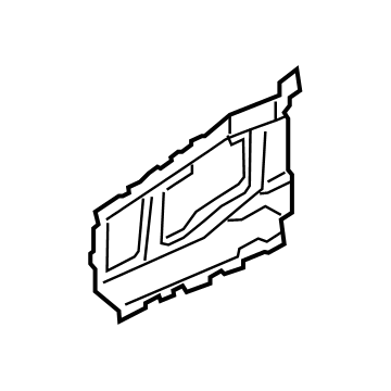 Ford KB3Z-16K038-A Side Bracket, Passenger Side KB3Z-16K038-A Ford Side Bracket, Passenger Side Illustration 1 of 1