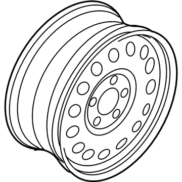 Ford 7T4Z-1007-B Wheel Assembly