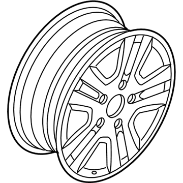 Ford AT4Z-1007-A Wheel, Alloy AT4Z-1007-A Ford Wheel, Alloy Illustration 1 of 1