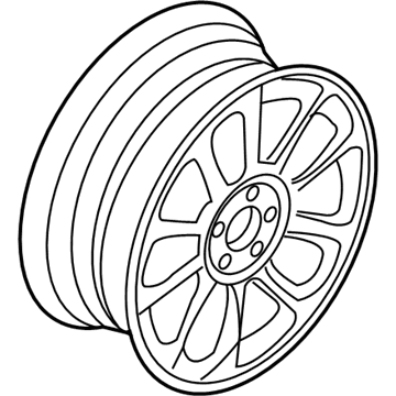 Ford 8T4Z-1007-J Wheel Assembly