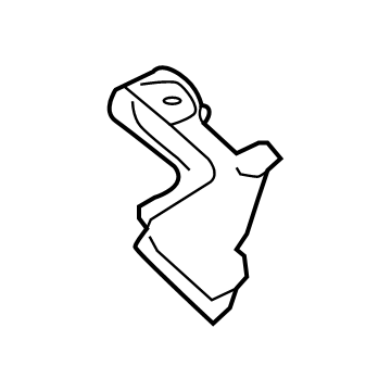 Ford BK3Z-99611B90-AA Bezel - Seat Belt Guide Bracket