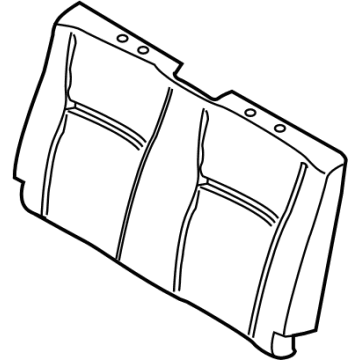 ML3Z-1666801-G Ford Pad - Rear Seat Back Illustration 1 of 1