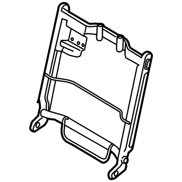 Ford JC3Z-16613A38-A Frame - Rear Seat Back Retainer