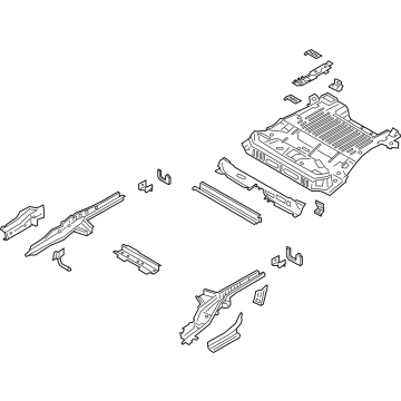 Ford GN1Z-7411215-D Pan Assembly - Floor
