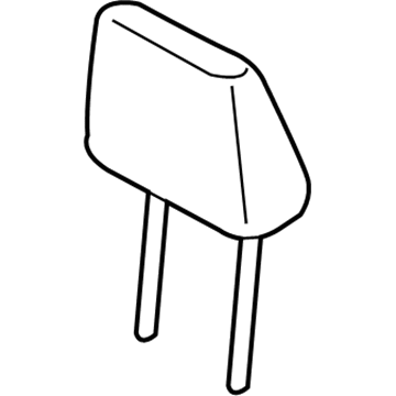 Ford DT1Z-17611A08-AA Head Rest Assembly