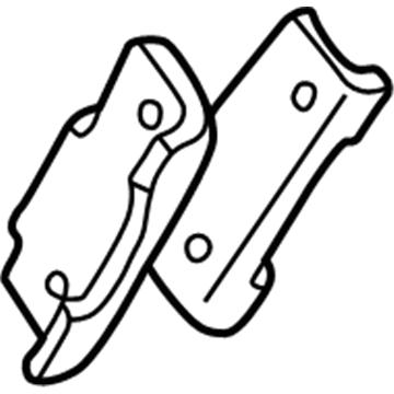 Ford F87Z-5776-AA Shackle Assembly