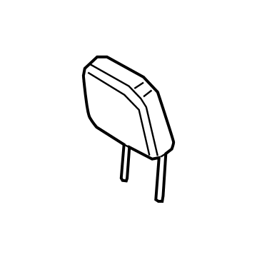 Ford MB5Z-78611A08-BA Headrest - Cover And Pad