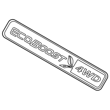 Ford CJ5Z-9942528-D Name Plate