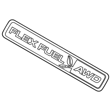 Ford DB5Z-9942528-C Name Plate