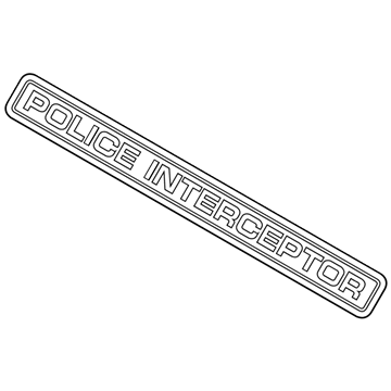 Ford LB5Z-7842528-A Name Plate