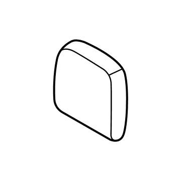 Ford NL3Z-18501A04-GD Cover Assembly - Rear Seat Headrest