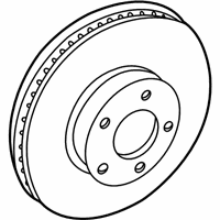 Ford Mustang Brake Rotor - 5U2Z-1V125-MJ Rotor