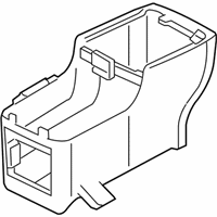 Ford Freestyle Center Console Base - 5F9Z-74045A36-AAC Rear Console, Charcoal, Center
