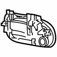 Lincoln Mark LT Exterior Door Handle - 6L3Z-1522405-DK Handle, Outside, Arizona Beige, Outer Driver Side