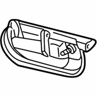 Lincoln Blackwood Exterior Door Handle - 6C6Z-1626604-AAPTM Handle, Outside, Passenger Side