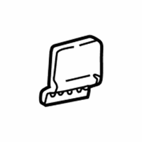 Ford F-150 Heritage Interior Door Handle - F65Z-1826680-A Handle, Inside, Rear Inner Passenger Side